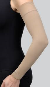 ARMSLEEVE, READY TO WEAR 20-30MM COMP SMALL W/SILICONE BAND BEIG